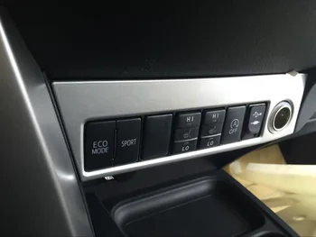 Toyota RAV4 2016 2017 2018 Cigarečių degiklio dangčio apdaila chromo optikos ABS interjero juostelės produktų Priedai