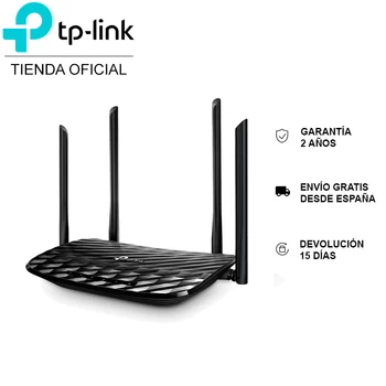 TP-LINK Šaulys C6 gigabit ethernet Belaidžio WiFi Maršrutizatorius, dual-band AC 1200Mbps, 2.4 GHz (300Mbps) ir 5 ghz (867Mbps),4 ethernet prievadus