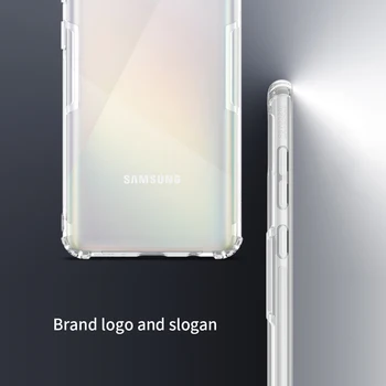 TPU Case for Samsung Galaxy A51 A71 Nillkin Pobūdžio Aišku, Minkštas Silicio Minkštas Viršelis Samsung A51 Atveju