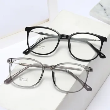 TR90 Cat Eye Prabangių Akinių Rėmeliai Vyrų, Moterų Tendencijos Stilius Optinis Mados Įprasta Padirbtus akinius Skaidriais Akiniais