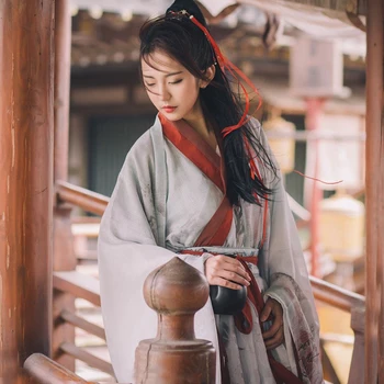 Tradicinis kinų Elegantiškų Šokių Kostiumai, Pasakų Veiklos Hanfu Suknelė Moterims Siuvinėjimo Rytų Senovės Liaudies Kostiumas DL3933