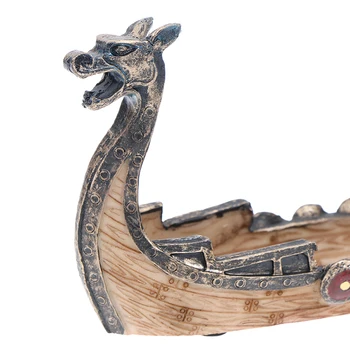 Tradicinės Kinų Dizaino Dragon Boat Smilkalai Degiklių Smilkalų Lazdelės Laikiklis Degiklis Ranka Raižyti Drožyba Censer Papuošalai
