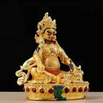 Tranic Budistų Tiekėjų,Efektyvių Bodhisatvos Išleisti Namo Apdaila,Paauksavimas Spalvos Geltona Tsanbala Budos Statula