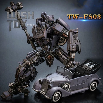 Transformacijos Toyworld TW-FS03 II Pasaulinio Karo Didelis Bičių Lydinio Senosios Tapybos SS Masto Surinkimo Veiksmų Skaičius, Robotas Žaislai Automobilio Modelį