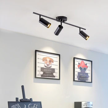 TRAZOS LED Lubų Šviesos kambarį Lempos Aukso Black Šiaurės Apšvietimas, Virtuvės Lentynose Vietoje šviesos paviršinės montuotės AC90-260v