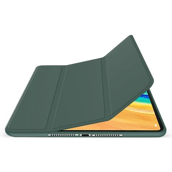 Tri-Fold TPU atsparus smūgiams Tablet Stand Padengti Huawei MatePad Pro 10.8 2019 Apsaugos Funda Shell Atveju Matepad pro 10.8