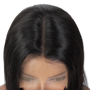 Trumpas Bob Perukas Nėriniai Priekiniai Žmogaus Plaukų Perukai Moterims, Tiesiai Žmogaus Plaukų 13x4 Nėriniai Priekiniai Peruką Prieš Nupeštos 180% Indijos Remy Plaukų