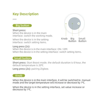 Tuya ZigBee3.0 Smart Radiatorių Pavaros Radiatorių Termostatiniai Vožtuvas, Temperatūros Reguliatorius Balso Kontrolės Alexa, Google 