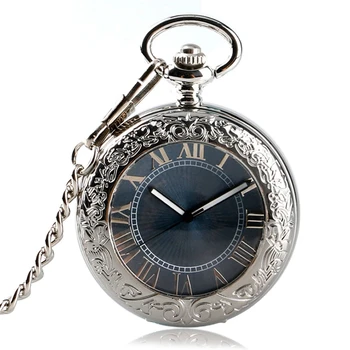 Tuščiaviduriai Skaidraus Stiklo Mechaniniai Laikrodžiai Vyrams Padengti Steampunk Relojes de bolsillo Kišenėje Žiūrėti Automatinė Vyrams, Moterims