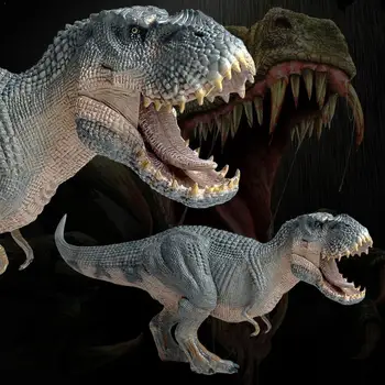 Tyrannosaurus Rex Dinozaurai Modelio Mėlynos Tyrannosaurus Dovanos Imitavimo Veiksmų Modelio Apdailos Duomenys Žaislai Gyvūnų T1W6