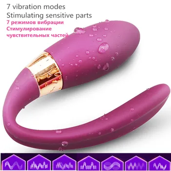 U Tipo Vibratorius 7 Spartos Belaidžio nuotolinio valdymo Vibratorius, sekso žaislai Moterims, G-Spot Skatinti Erotiniai Žaislai Pora Sekso Produktai