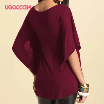 UGOCCAM V-Kaklo Marškinėliai Moterims Homewear Kietas Palaidinės Seksualus DeepV-Kaklo trumpomis Rankovėmis Elegantiškas Atsitiktinis Palaidų Pagrindinio Viršūnes kobiety bluzki