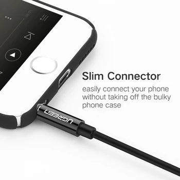 Ugreen Jack 3.5 mm Ausinių Splitter Cable for iPhone Samsung Kompiuteriu 3.5 mm 1-Vyras, 2-Moteris RCA ir Ausinių Garso Adapteris