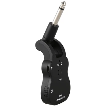 UHF Belaidžio Garso Siųstuvas, Imtuvo Sistema, USB Įkrovimo už Elektrinė Gitara, Bosinė Muzikos Instrumentas