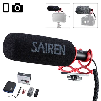 Ulanzi Sairen Q3 Pro Studija, Interviu, Mikrofonas, Profesionalus Garso Vaizdo Įrašas Mic DSLR Fotoaparatas Išmaniojo telefono Mikrofonas