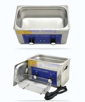 Ultragarsinis švaresnis nerūdijančio plieno 120W 4.5 L dyzelinio purkštuko valymo mašina Bosch, Delphi, Denso, purkštuvų remontas įrankis