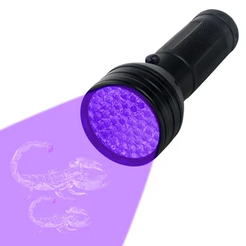 Ultravioletinė Led Žibintuvėlis Lempos 51LEDs Vandeniui Ultra Violet Nematomas Rašalas Žymeklis Aptikimo Žibintuvėlis Šviesos, UV Lempa