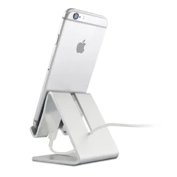 Universal Mobile Stalas Telefono Laikiklis iš Aliuminio Lydinio, Įkrovimo Stovas skirtas iPad, iPhone, HTC, Sony ASUS 