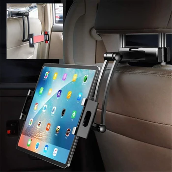 Universalus Automobilių Galinis Pagalvę Laikiklio Stovas skirtas Ipad 7-13' Tablet 360 Sukimosi Laikiklis galinės Sėdynės, Automobilio Mount Handrest Soporte Tablet