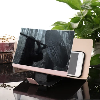 Universalus Mobilaus Telefono Ekrano Didintuvai Už Mobilųjį Telefoną 3D Vaizdo Stiprintuvo, Projektoriaus Laikiklis, Stalinis Laikiklis Stovėti Išmanųjį telefoną
