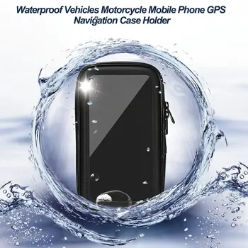 Universalus Nešiojamas Vandeniui atsparus Lauko Transporto priemonių, Motociklų Nuoma Mobiliojo Telefono GPS Navigacijos Atveju Laikiklio Stovas Laikiklis