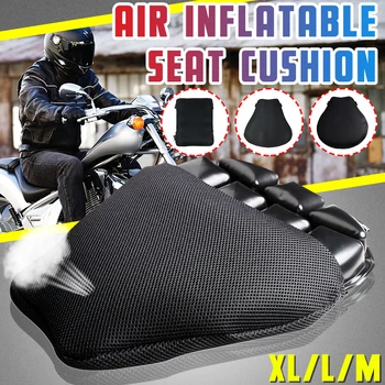 Universalūs Motociklo Oro Sėdynės Pagalvėlė Padengti 3D Pripučiamos Sėdynės Pagalvėlės neleidžiančioms slysti Kvėpuojantis smūgio absorbcija, sėdynė, kilimėlis, M/L/XL