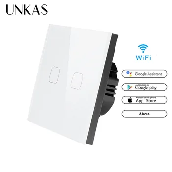 UNKAS WIFI Smart Touch Jungiklis Veikia Su Alexa / 