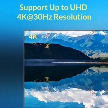 Unnlink HDMI suderinamus Splitter 1X4 4K UHD@30Hz 3D FHD1080P@60Hz HDMI 1-4 Iš Smart LED TV MI Langelį Stebėti ps4 Kompiuteris