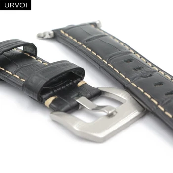 URVOI Diržu, apple watch minkštas karvės odos juostos iwatch croco spausdinti patvarus klasikinis stilius modernus dizainas serijos 6 SE 5 4 321