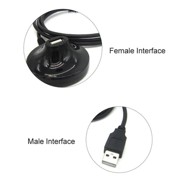 USB 2.0 Kabelis Vyrų ir Moterų usb prailginimo Kabelius, PC 