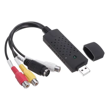 USB 2.0 TV Video Audio VHS į DVD HDD Konverteris Užfiksuoti Kortelės Adapterio Rinkinys, skirtas KOMPIUTERIUI Laptopo