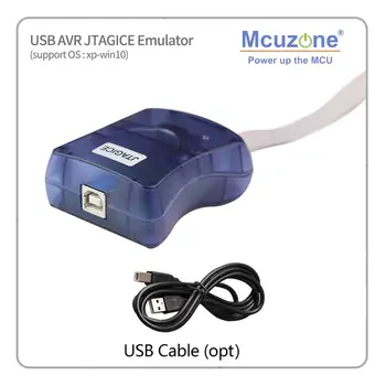 USB AVR JTAG ICE Emuliatorius nemokamai ATMEGA16 mini PCB lenta(1pcs už vieną užsakymą) JTAGICE mega169 mega128 mega64 atmega32a