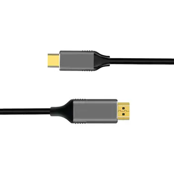 USB C iki HDMI suderinamus Kabelis 4K Tipo C Konverteris, skirtas MacBook 