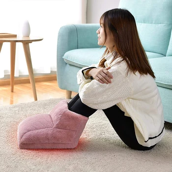 USB Elektrinis Pėdų Šilčiau Massager Šiltas Kojų Padengti Kojų Šildymo kilimėlis Šildomos Pagalvėlės Skalbti Šildo Kontrolės Parametrai Šilčiau
