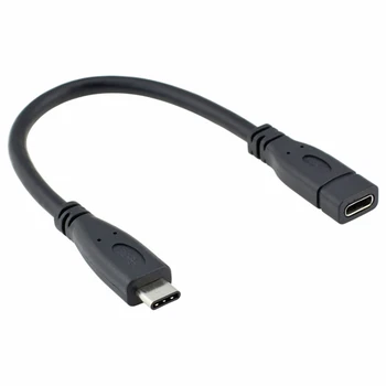 USB Tipo C ilginamasis Kabelis, USB 3.1 Gen2 (10Gbps) USB-C, Vyrų ir Moterų Išplėsti Vielos Extender Laidas, Doko Jungtis