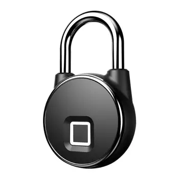USB Įkrovimo Smart Užraktas Keyless pirštų Atspaudų Užraktas IP65 Vandeniui Anti-Theft Saugumo Spynos, Durų Bagažo Atveju Užraktas FLP22