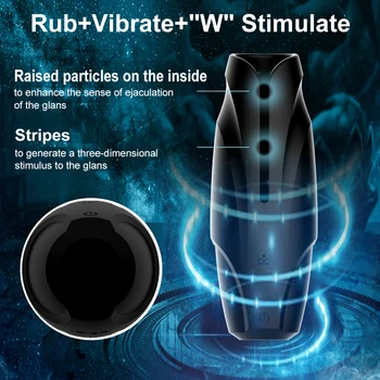 USB Įkrovimo Vibracija Massager Automatinis Stūmoklio Teleskopinis Sukimosi Greitis 10 Žodžiu Taurės Elektros Ciklonas Prietaisas Vyrams