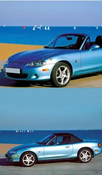 Už 90-05 Mazda Miata MX-5 nb NB Led Šoniniai Gabaritiniai Posūkio Signalo Lemputė Gintaro&Red 4Pcs Dūmų Objektyvas Vairuotojo Kampe/Parkas Lempa