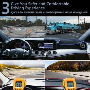 Už Ford Transit Tourneo Custom 2012~2017 prietaisų Skydelio Dangtelis Apsauginis Padas Kilimų Anti-UV Automobilių Reikmenys 2013 m. m. m. 2016 m.