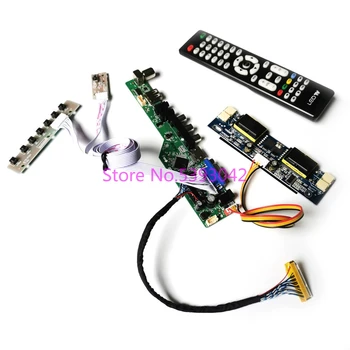 Už LM170E01 (A5)(NC)/(A5)(NH)/(A5)(NJ)/(A5)(NQ) 4CCFL analoginės TV Nuotolinio USB+VGA 1280*1024 LVDS 30-Pin valdiklio plokštės rinkinys