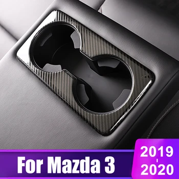 Už Mazda 3 Alexa 2019 2020 Nerūdijančio Plieno Automobilio Sėdynės Antroje Eilėje Vandens Puodelio Laikiklis Dangčio Rėmo Skydelio Apdaila Lipdukas, Auto Priedai