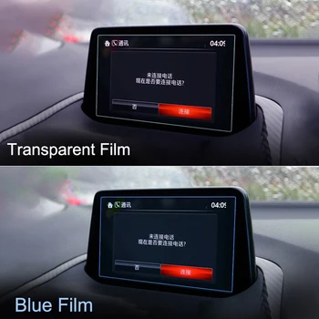 Už Mazda 3 Axela 2017 2018 Grūdintas Stiklas, Automobilių Navigacijos LCD Touch Screen Protector Ekrano Plėvelė apsaugos Lipdukas