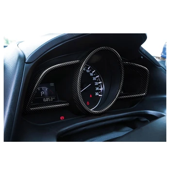 Už Mazda 3 Axela-2018 M. Anglies Pluošto prietaisų Skydelio Interjero Priemonės Rėmo Dangtis Apdaila