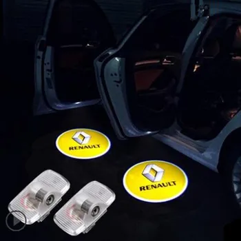 Už Renault Koleos 2008 2009 2010 2011 2012 2013 2016 Automobilių 3D LED Durų Logotipą, Šviesos, Šešėlių Projektoriaus Lempos Sveiki!