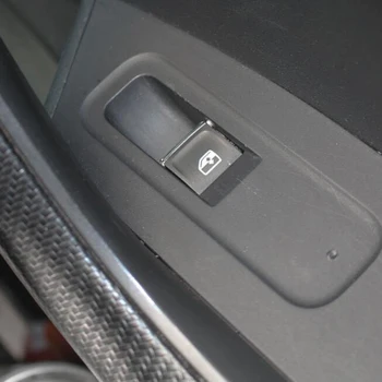 Už Skoda Kodiaq 7PCS durų langų pakėlimo mygtuką perjungti china interjeras bagetai Automobilių stiliaus apdaila padengti reikmenys, auto 2018