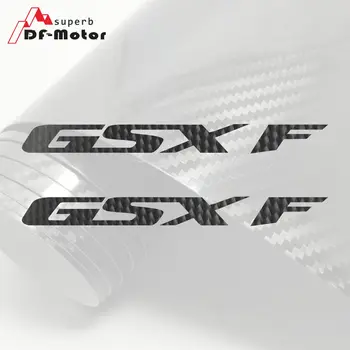 Už SUZUKI GSX F Motociklų Lipdukas, Decal Anglies Automobilių Lipdukas Ratų Lauktuvės Šalmas 5D Anglies Pluošto Lipdukas MOTO