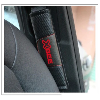 Už Suzuki Xbee 2vnt Anglies Pluošto, Odos Automobilio Sėdynės Diržo apsaugos Automobilių Sėdynių saugos Diržų Pečių Trinkelėmis, Automobilių Priedai, Automobilių Stilius