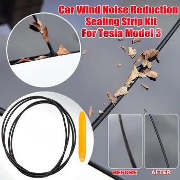 Už Tesla Model 3 prekinis, galinis Stiklo Stogo Vėjo Guard Automobilių Triukšmo Mažinimo Rinkinys, Automobilių Reikmenys Vėjo Krašto Guard apsaugos Tesla Modelis 3