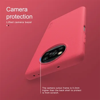 Už Xiaomi Poco X3 NFC Atveju, Poco M3 Padengti Nillkin Matinio Shield Atveju Sunku VNT Telefono Saugiklis Galinio Dangtelio Xiaomi Poco X3 nfc