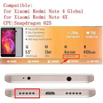 Už Xiaomi Redmi 4 Pastaba Global/ Pastaba 4X Vibracijos Modulis Vibratorius Motorinių Flex Kabelis Mobilųjį Telefoną, Pakeitimas, Remontas, Atsarginės Dalys